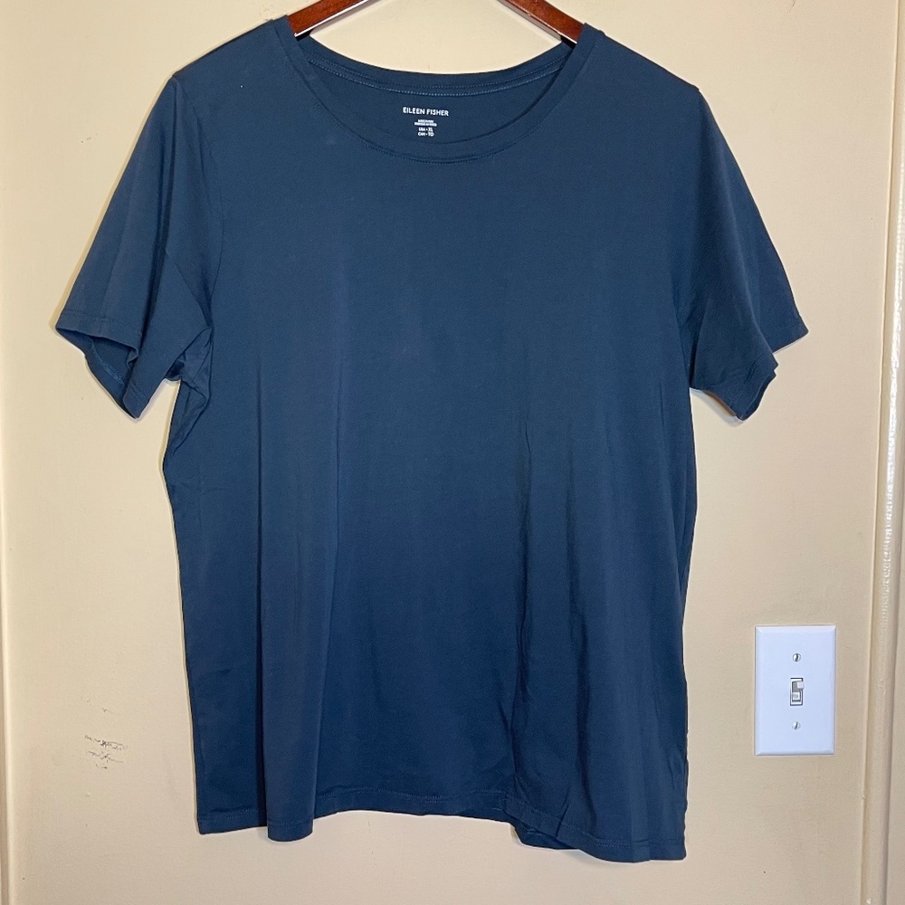 Eileen Fisher Dark Blue Women's Top
